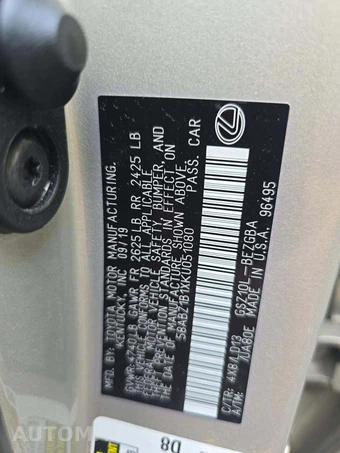 2019 Lexus ES 350 – miniatura 5
