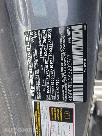 2019 Mercedes-Benz GLS 550 4MATIC - miniatura 5