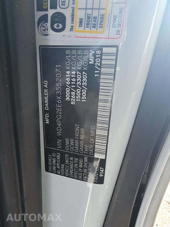 2019 Mercedes-Benz Metris Passenger Van 126.0" WB - miniatura 5