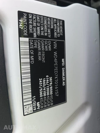 2019 Mercedes-Benz Sprinter 1500 Cargo Van Standard Roof 144.0" WB - miniatura 17