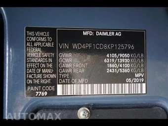 2019 Mercedes-Benz Sprinter 2500 Cargo Van High Roof 170.0" WB - miniatura 42