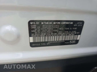 2019 Mitsubishi Eclipse Cross ES – miniatura 5