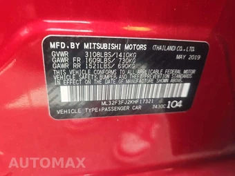2019 Mitsubishi Mirage G4 ES – miniatura 5