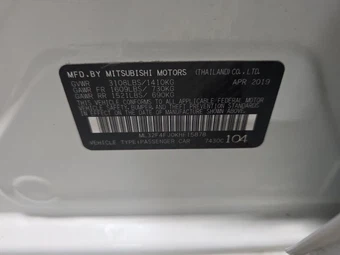 2019 Mitsubishi Mirage G4 SE – miniatura 14