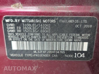 2019 Mitsubishi Mirage G4 SE – miniatura 14