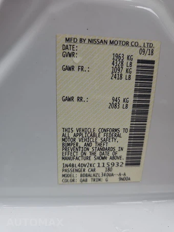 2019 Nissan Altima SV – miniatura 14