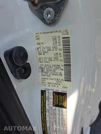 2019 Nissan Frontier S Extended Cab Medium Bed – miniatura 14