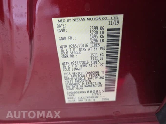 2019 Nissan Frontier SV Crew Cab Medium Bed – miniatura 14