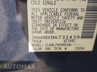 2019 Nissan Frontier SV Crew Cab Medium Bed – miniatura 5