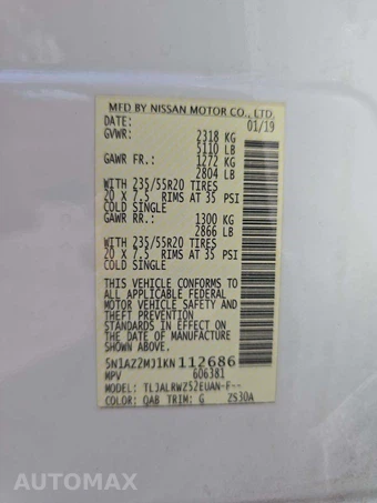 2019 Nissan Murano SL – miniatura 2