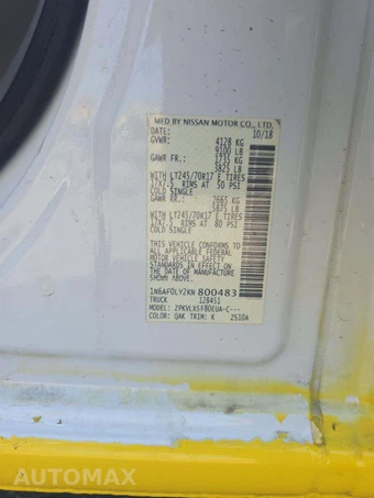 2019 Nissan NV2500 HD Cargo SV High Roof 146.1" WB - miniatura 5