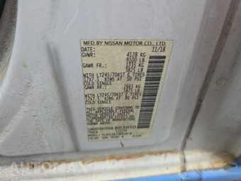 2019 Nissan NV2500 HD Cargo SV Standard Roof 146.1" WB - miniatura 13
