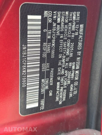 2019 Nissan Rogue Sport SV - miniatura 14