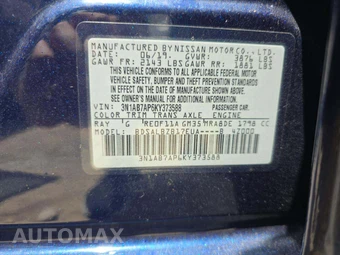 2019 Nissan Sentra S – miniatura 5