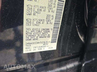 2019 Nissan TITAN SL Crew Cab Short Bed - miniatura 2