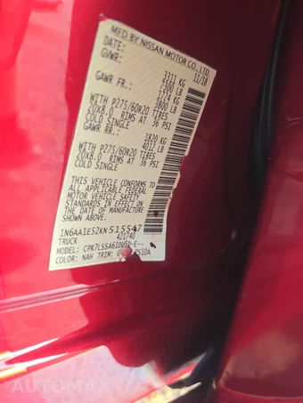 2019 Nissan TITAN SV Crew Cab Short Bed – miniatura 14