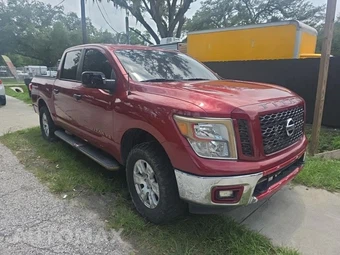 2019 Nissan TITAN SV Crew Cab Short Bed - miniatura 3