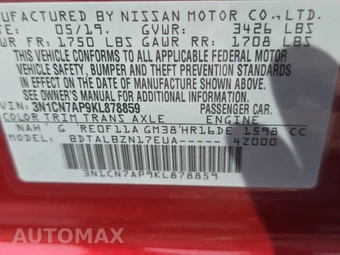 2019 Nissan Versa Sedan SV – miniatura 14