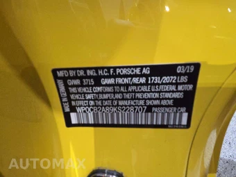 2019 Porsche 718 Boxster S – miniatura 5