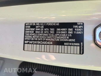 2019 Porsche Cayenne Turbo – miniatura 5