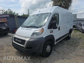 2019 Ram ProMaster 2500 Cargo Van High Roof 136.0" WB - samochód z USA z aukcji Manheim, oferta Kup Teraz w AUTOMAX