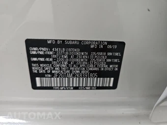 2019 Subaru Crosstrek 2.0i Limited - miniatura 14