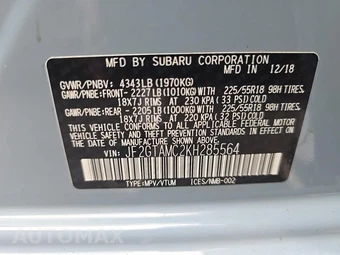 2019 Subaru Crosstrek 2.0i Limited - miniatura 17