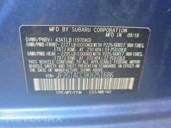 2019 Subaru Crosstrek 2.0i Premium - miniatura 5