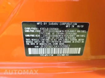 2019 Subaru Crosstrek 2.0i Premium - miniatura 11