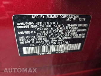 2019 Subaru Forester Premium - miniatura 5