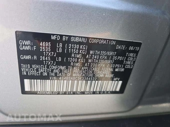 2019 Subaru Outback 2.5i - miniatura 2