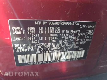 2019 Subaru Outback 2.5i Limited – miniatura 5
