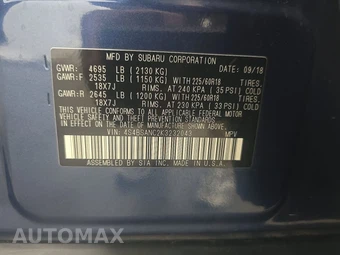 2019 Subaru Outback 2.5i Limited - miniatura 15