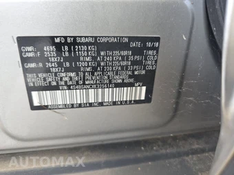 2019 Subaru Outback 2.5i Limited – miniatura 14