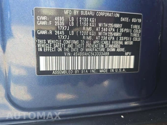 2019 Subaru Outback 2.5i Premium – miniatura 2