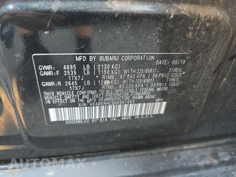 2019 Subaru Outback 2.5i Premium - miniatura 14