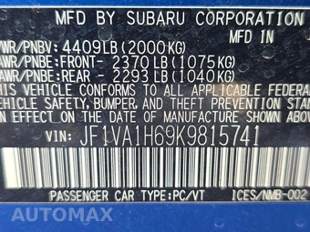 2019 Subaru WRX Limited - miniatura 5