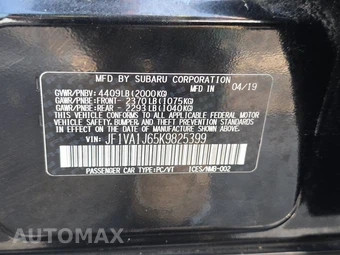 2019 Subaru WRX Limited - miniatura 14