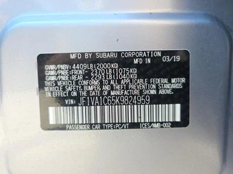 2019 Subaru WRX Premium – miniatura 17