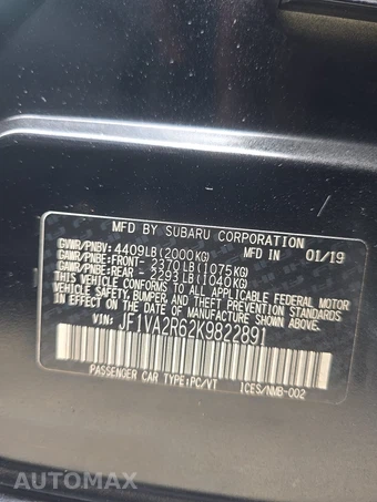 2019 Subaru WRX STi – miniatura 14
