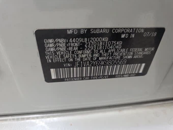 2019 Subaru WRX STi Limited w/Wing Spoiler - miniatura 14