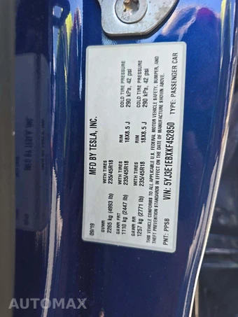 2019 Tesla Model 3 Long Range – miniatura 5