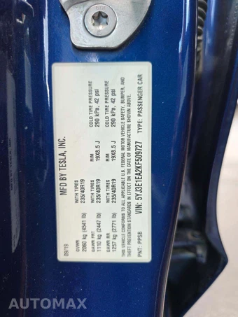 2019 Tesla Model 3 Standard Range Plus - miniatura 5