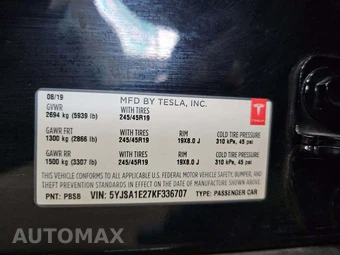 2019 Tesla Model S Long Range - miniatura 5