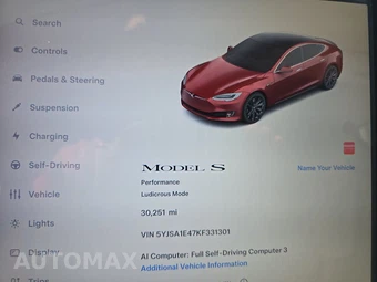 2019 Tesla Model S Performance w/Ludicrous Mode - miniatura 12