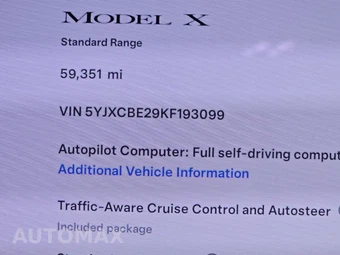 2019 Tesla Model X Standard Range - miniatura 12