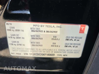2019 Tesla Model X Standard Range - miniatura 5