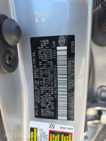 2019 Toyota Camry Hybrid XLE - miniatura 5