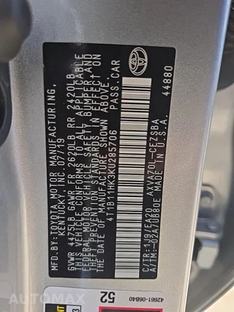 2019 Toyota Camry SE - miniatura 11