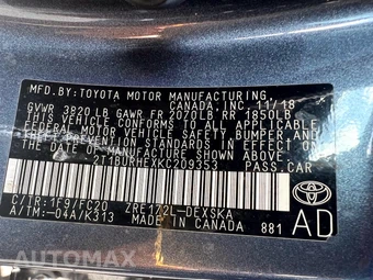 2019 Toyota Corolla SE Sedan - miniatura 15